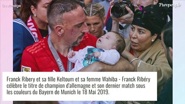 Franck Ribéry papa : rare apparition de sa fille Keltoum, adorable blonde aux yeux bleus !