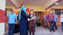 محافظ الغربية يشهد طابور الصباح بمدرسة الحسيني محمد عجاج بزفتى بعد تطويرها ضمن مبادرة 