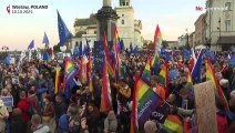 Tens of thousands of Poles protest in Warsaw against overriding of EU laws