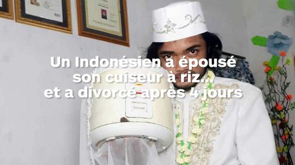 Il se marie avec son cuiseur à riz puis divorce