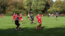 Das 2:0 für TuSpo Weser Gimte bei der SV Groß Ellershausen/Hetjershausen durch Kilian Stracke
