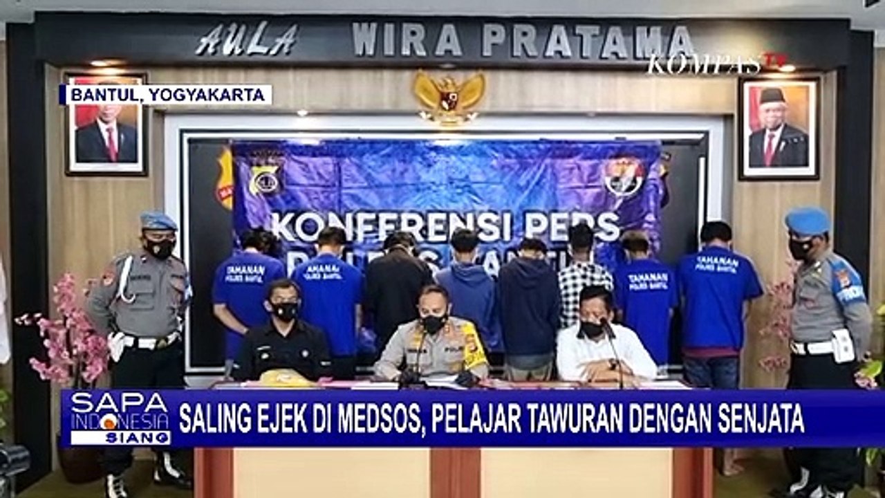 Pelajar SMP Tawuran Pakai Senjata Tajam, Diduga Berawal dari Saling Ejek di Media Sosial