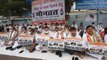 Cong on silent protest, demands resignation of Ajay Mishra