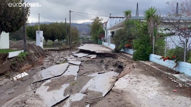 Inondations en Grèce : 20 millions d'euros promis pour l'île d'Eubée