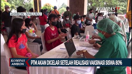 PTM Akan Digelar Setelah Realisasi Vaksinasi Siswa 80%