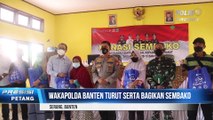 Wakapolda Banten Serahkan Bansos untuk Masyarakat Terdampak Covid-19
