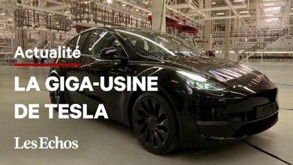 A l'intérieur de la gigantesque usine de Tesla en Europe