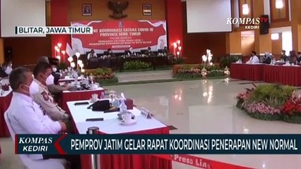 Pemprov Jatim Gelar Rapat Koordinasi Penerapan New Normal