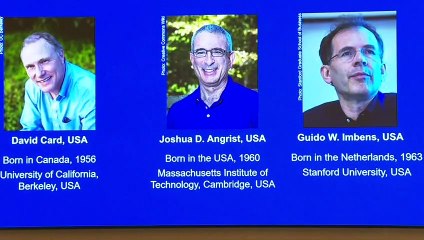 Des spécialistes en "expériences naturelles" lauréats du Nobel d'économie