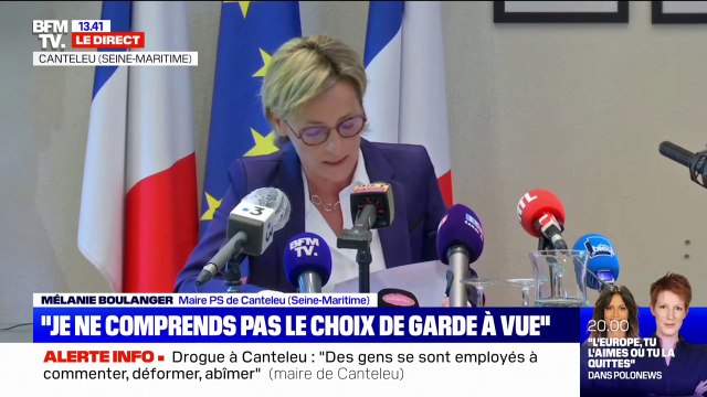 Mélanie Boulanger, maire de PS de Canteleu: la levée de la garde à vue dès samedi (...) a démontré mon innocence