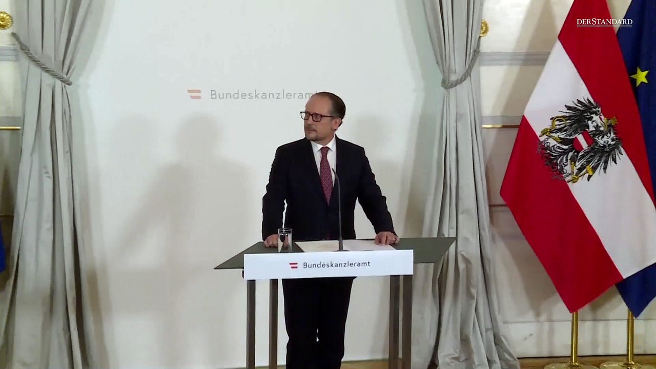 Statement von Alexander Schallenberg nach der Angelobung