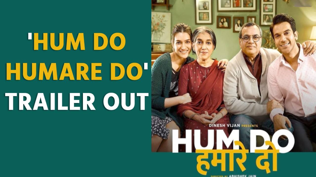 Rajkummar, Kriti-starrer 'Hum Do Humare Do' trailer launched - video ...