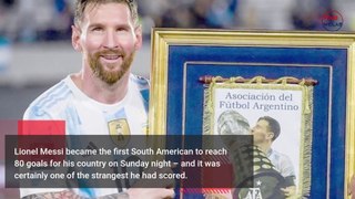 Lionel Messi Scores With Fluke Goal From 35 Metres As Argentina Beat Uruguay 3-0 In World Cup Qualifier
