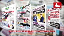 REVUE DE PRESSE CAMEROUNAISE DU 11 OCTOBRE 2021