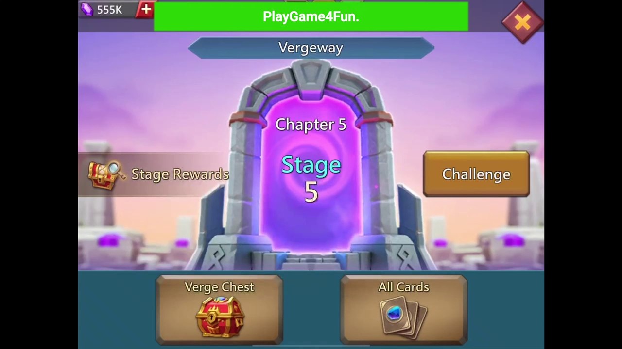 Lords Mobile - Vergeway - Chapter 5 Stage 5