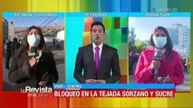 Al menos seis puntos de bloqueo se reporta en la ciudad de La Paz