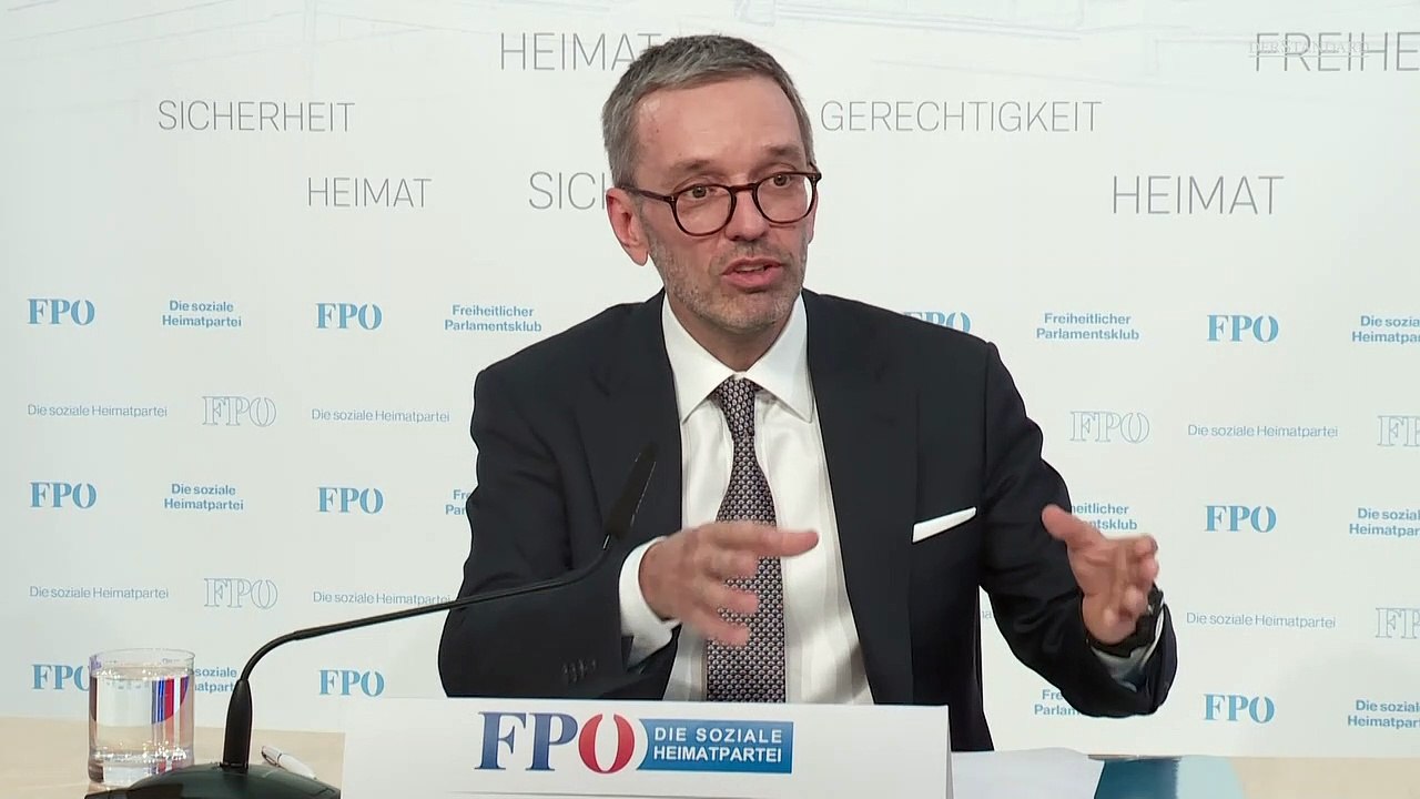 Herbert Kickl: 'Werden Misstrauensantrag gegen ganze Regierung stellen'