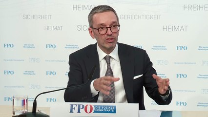Herbert Kickl: "Werden Misstrauensantrag gegen ganze Regierung stellen"