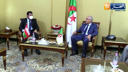 وزير العدل يستقبل رئيس جمعية المحامين لدولة سلطنة عمان ونائبه