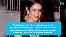 Yuvika Chaudhary arrested under SC/ST act for using Casteist slur; Out on Interim Bail