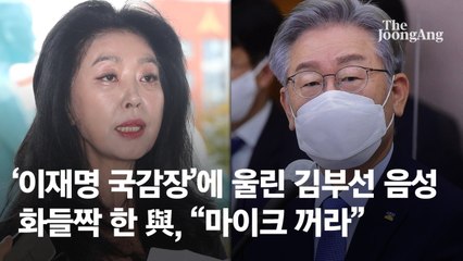 국감장 발칵 뒤집은 김부선 "이재명과 민주당 완전히 미쳤다"