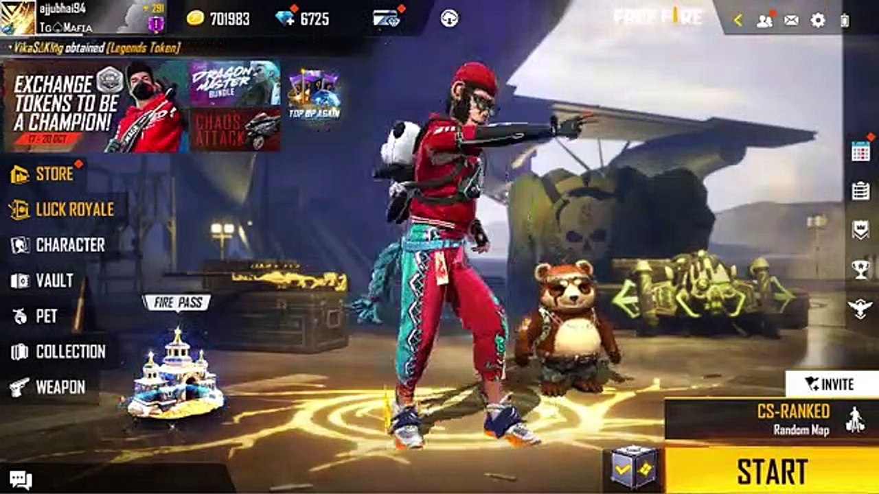 Free fire free diamond and ajjubhai vs world pro players gameplay-Garena Free Fire