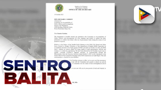 Grupo ng mga doktor at nurse, humarap sa pagdinig ng Senate blue ribbon committee sa pagbili ng pamahalaan ng Covid-19 medical supplies; Ilang isasampang reklamo vs mga sangkot na personalidad, nabanggit din