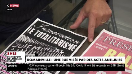 Des tracts antisémites découverts dans des boîtes aux lettres à Romain en Seine-Saint-Denis, visant notamment des personnalités politiques - Une plainte a été déposée