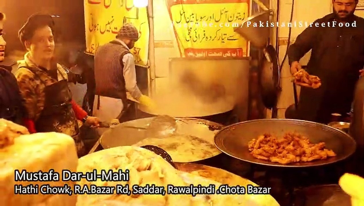 05. Mustafa Dar-ul-Mahi Fish Fry in Rawalpindi  Pakistani Street Food - National Foodies