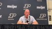Purdue coach Jeff Brohm Previews Matchup With Wisconsin