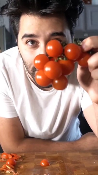 Cutting Food Skills ASMR #7 - Who can cut fruit faster than him