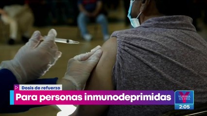 OMS recomienda aplicar dosis adicional de vacuna a personas con defensas bajas