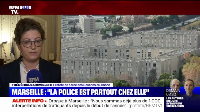 Frédérique Camilleri, préfète de police des Bouches-du-Rhône: Nous sommes déjà à plus de 1000 interpellations de trafiquants depuis le début de l'année à Marseille