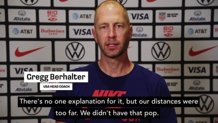 Berhalter: "There's no one explanation for it"
