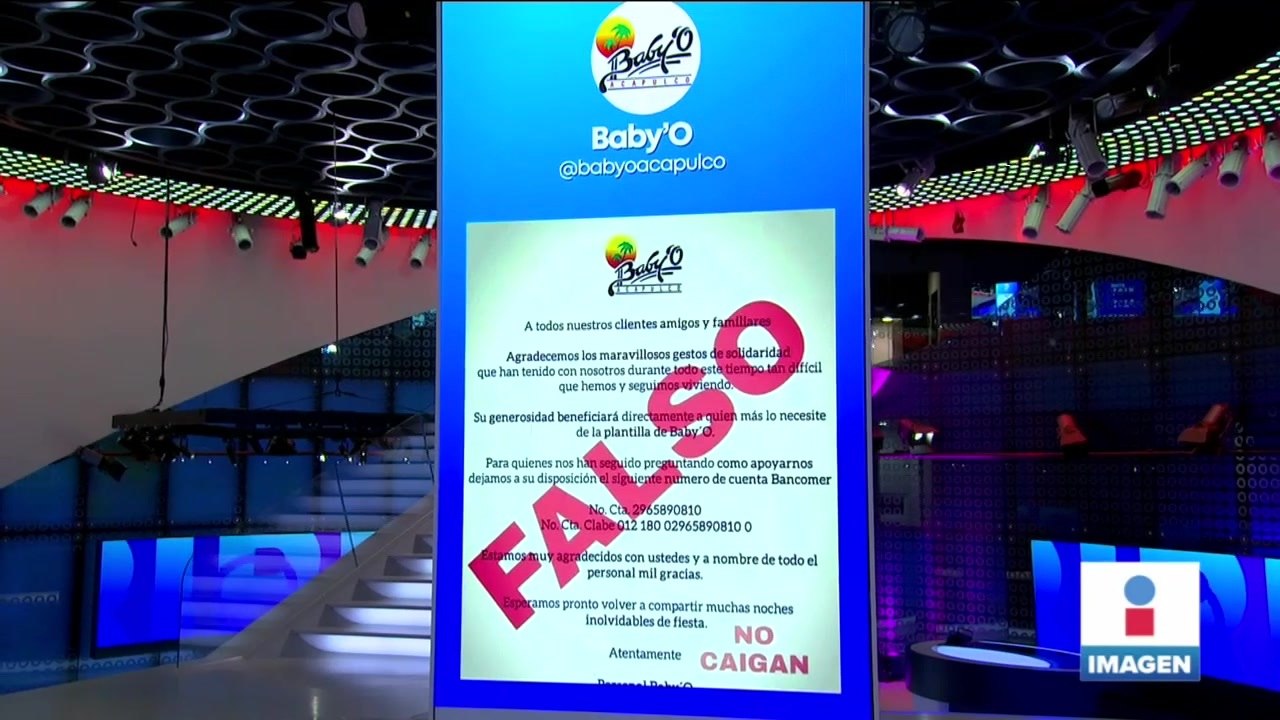 Dueños del Baby'O desmienten que estén pidiendo apoyo económico