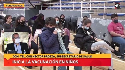 Inicia la vacunación en niños