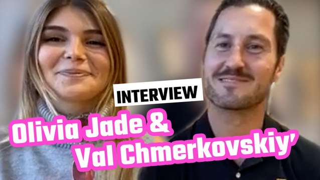 Olivia Jade & Val Chmerkovskiy ‘DWTS’ Interview