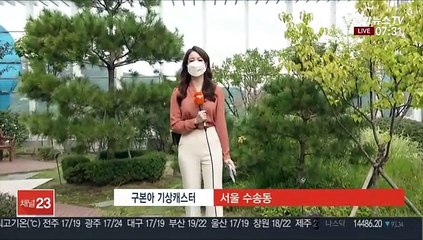 [날씨] 쌀쌀한 출근길, 낮에도 서늘…남부 중심 비
