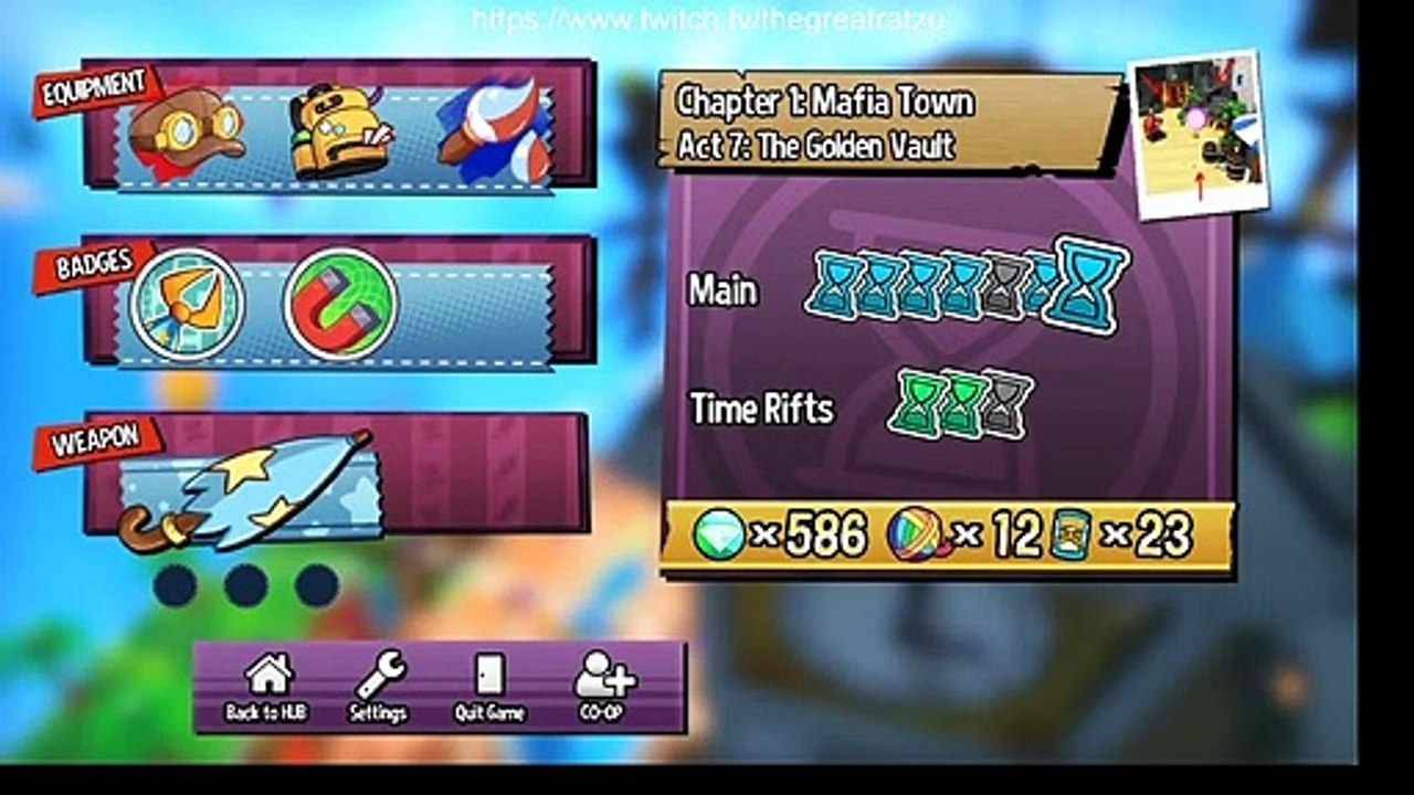 Zatzu Plays A Hat In Time Episode 6 - Frozen In Time
