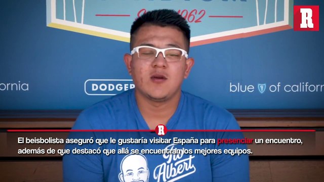 El Real Madrid es uno de mis equipos favoritos, aseguró Julio Urías