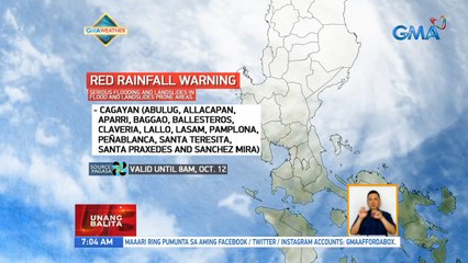 Download Video: Red rainfall warning | UB