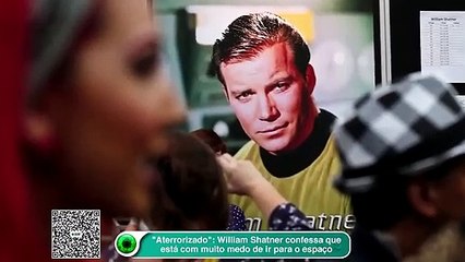Aterrorizado: William Shatner confessa que está com muito medo de ir para o espaço