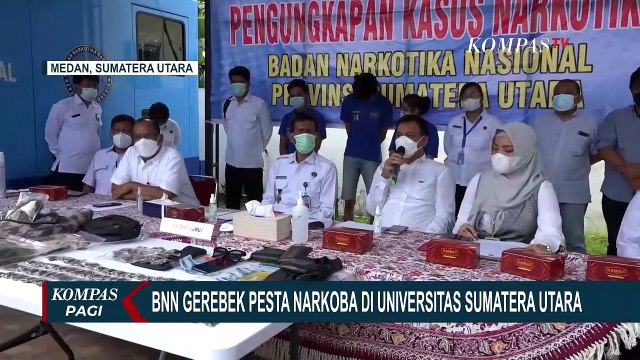BNN Gerebek Pesta Narkoba di FIB USU, 31 Mahasiswa Ditahan