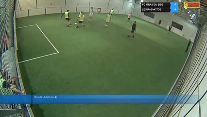 But de Julien (4-4) - FC GRAS DU BIDE Vs LES RASHKITOS - 11/10/21 21:00 - LIGUE 3