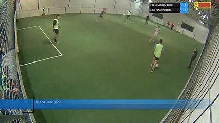 But de Julien (6-5) - FC GRAS DU BIDE Vs LES RASHKITOS - 11/10/21 21:00 - LIGUE 3