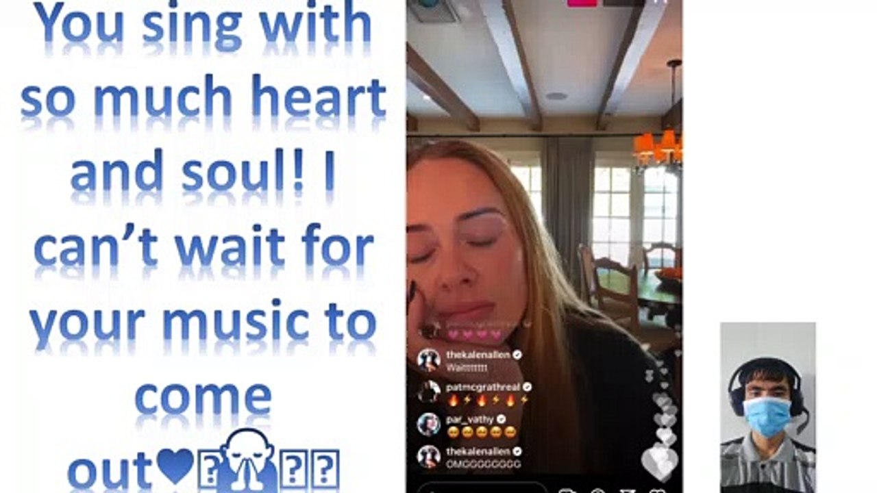Adele on Instagram Live was everything
