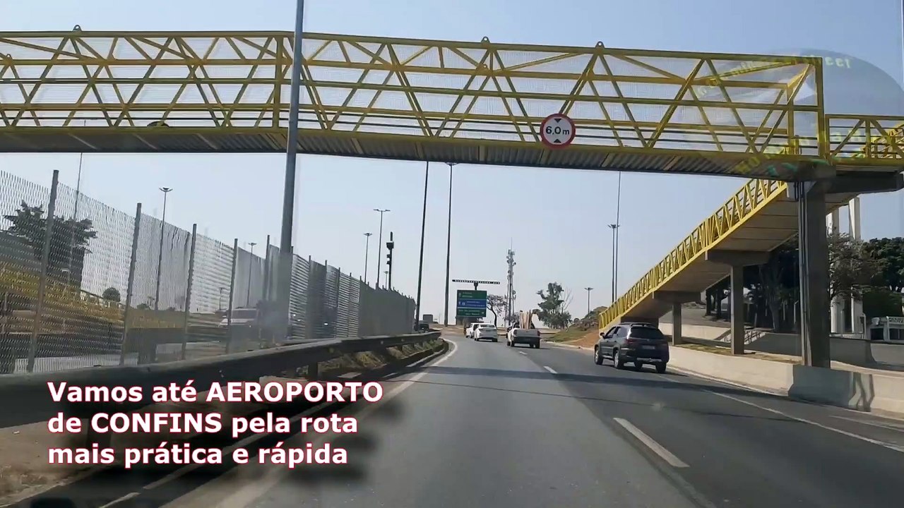 Como ir para CONFINS (Aeroporto) pela Rota mais prática e rápida