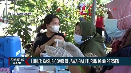 Download Video: Pemerintah Minta Masyakarat Tetap Taat Prokes Meski Kasus Covid di Jawa-Bali Turun 98,99 Persen