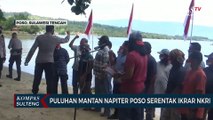 Puluhan Mantan Napiter Poso Serentak Ikrar NKRI