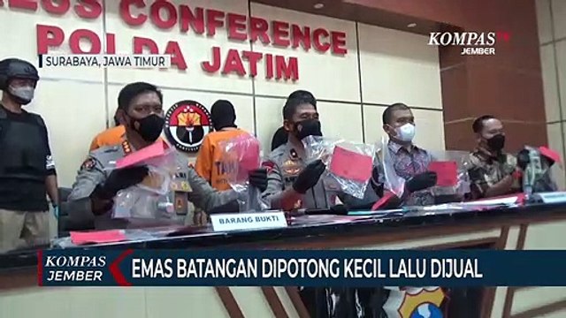 Pelaku Penggelapan Emas Batangan 7 Kilogram Dibekuk